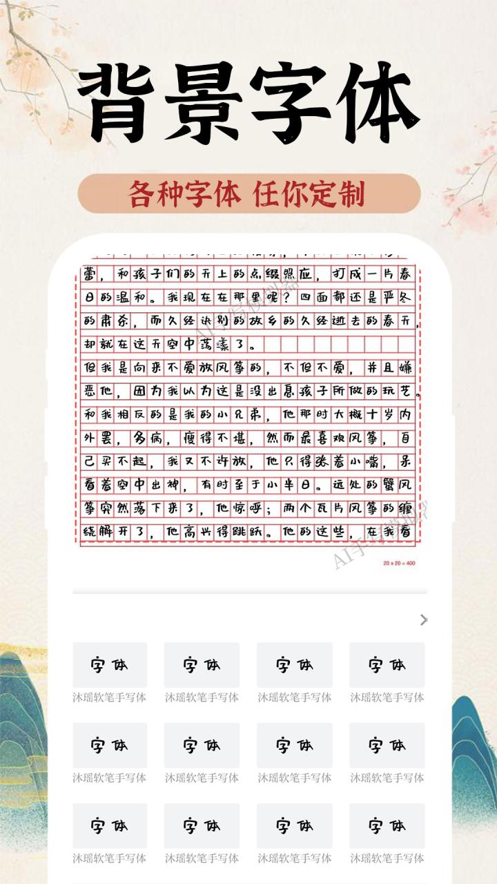 AI字迹模拟大师软件官方下载图片1